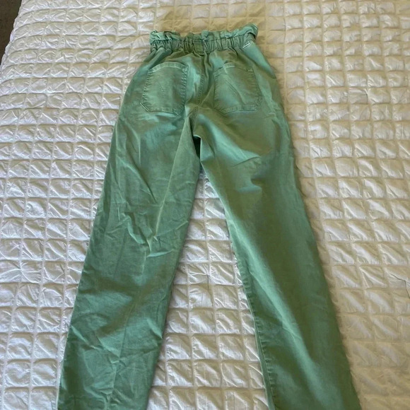 Mother The yo-yo ruffle greaser ankle in deep sea wash - Picture 12 of 14